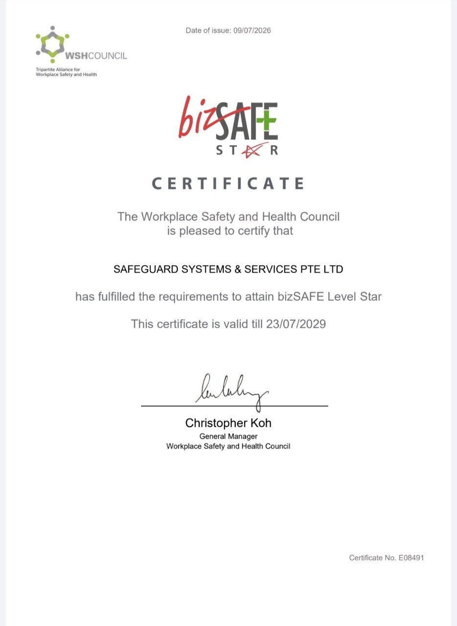 bizSAFE Level Star Certificate